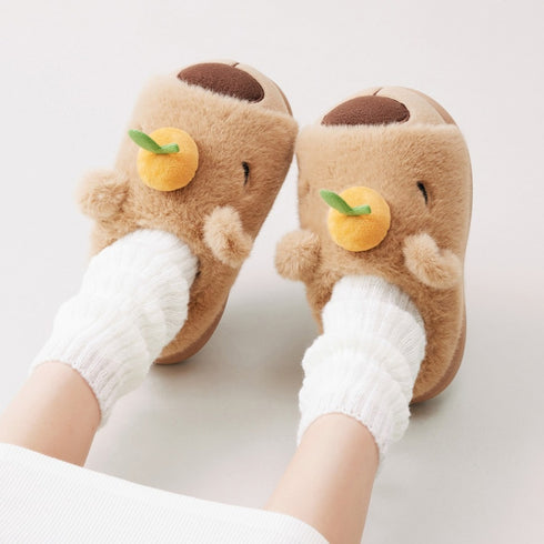 Capybara Fruity Slippers